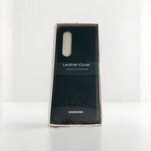 Samsung Leather Protective Cover for Galaxy Z Fold3 5G - Green EF-VF926 New